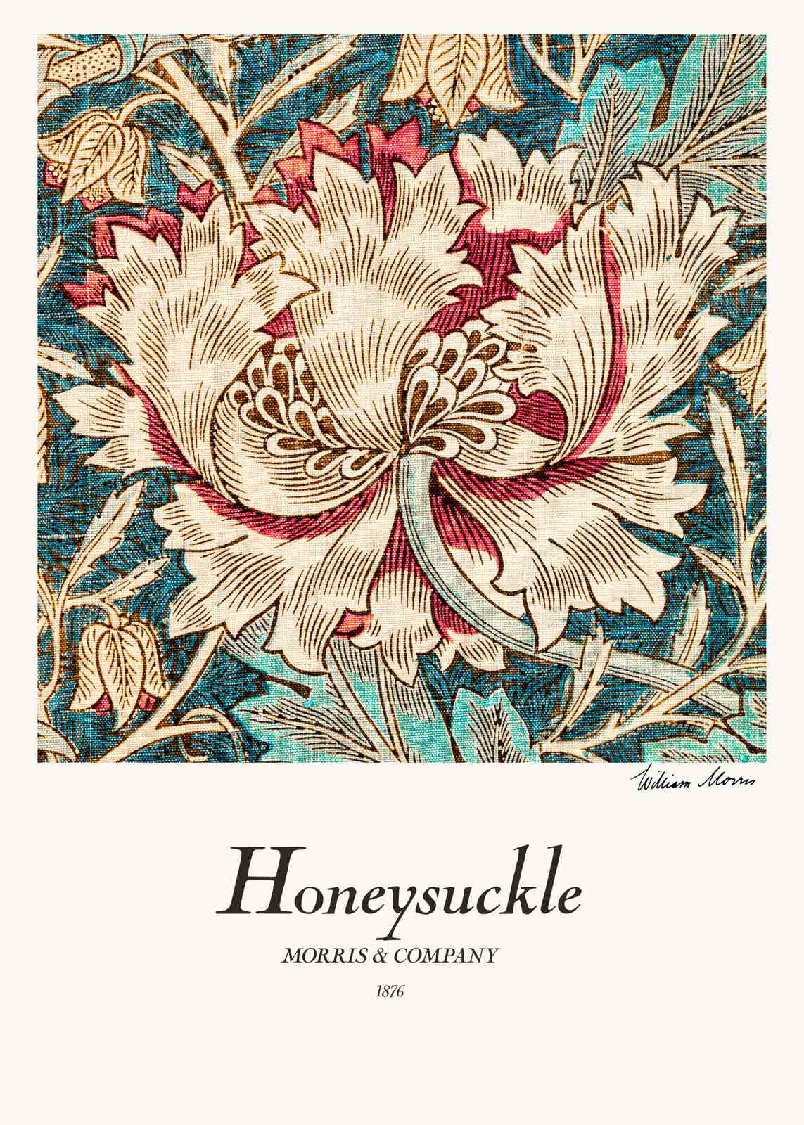 Poster - Honeysuckle by Morris