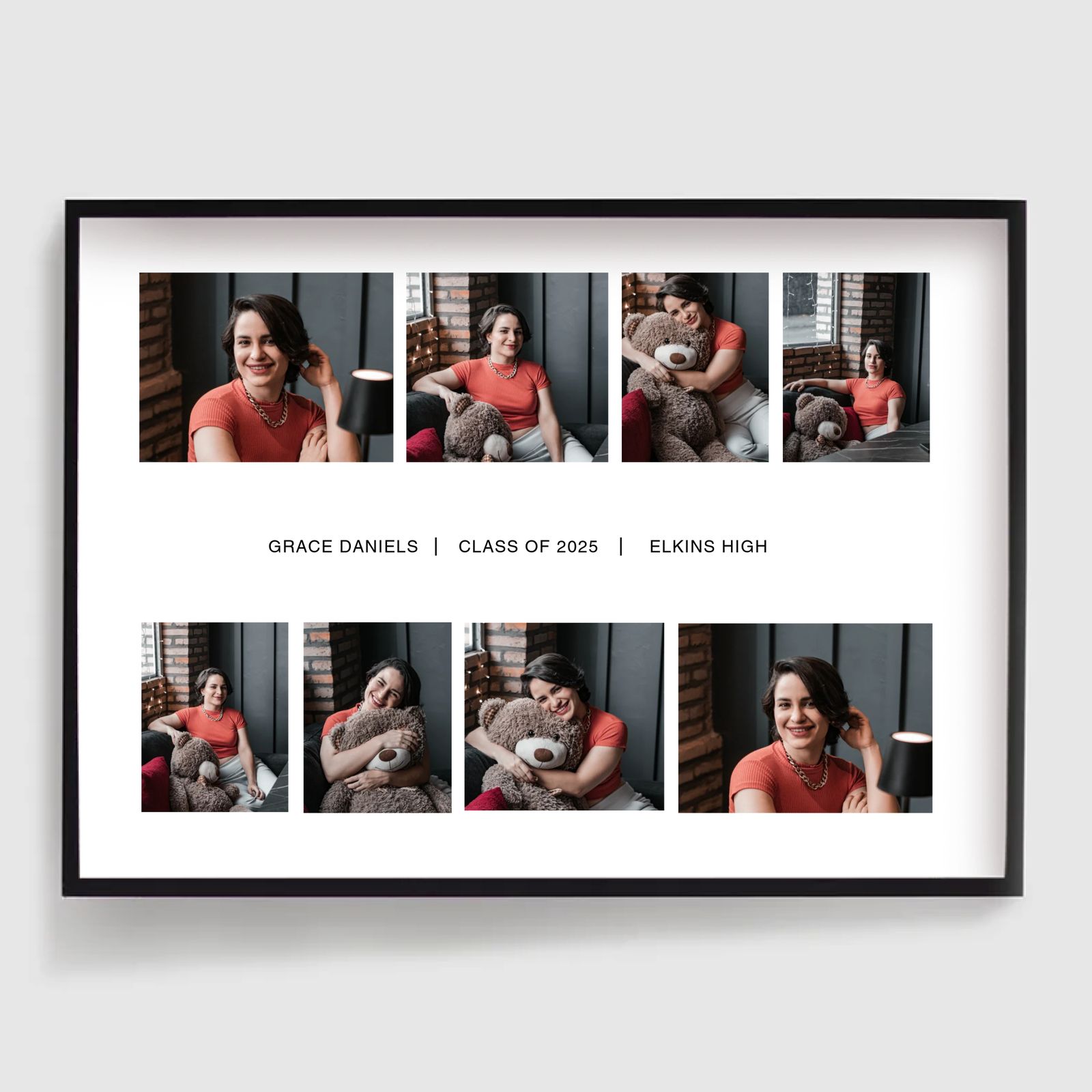 Personalised Poster - Graduation Collage - 8 Photos