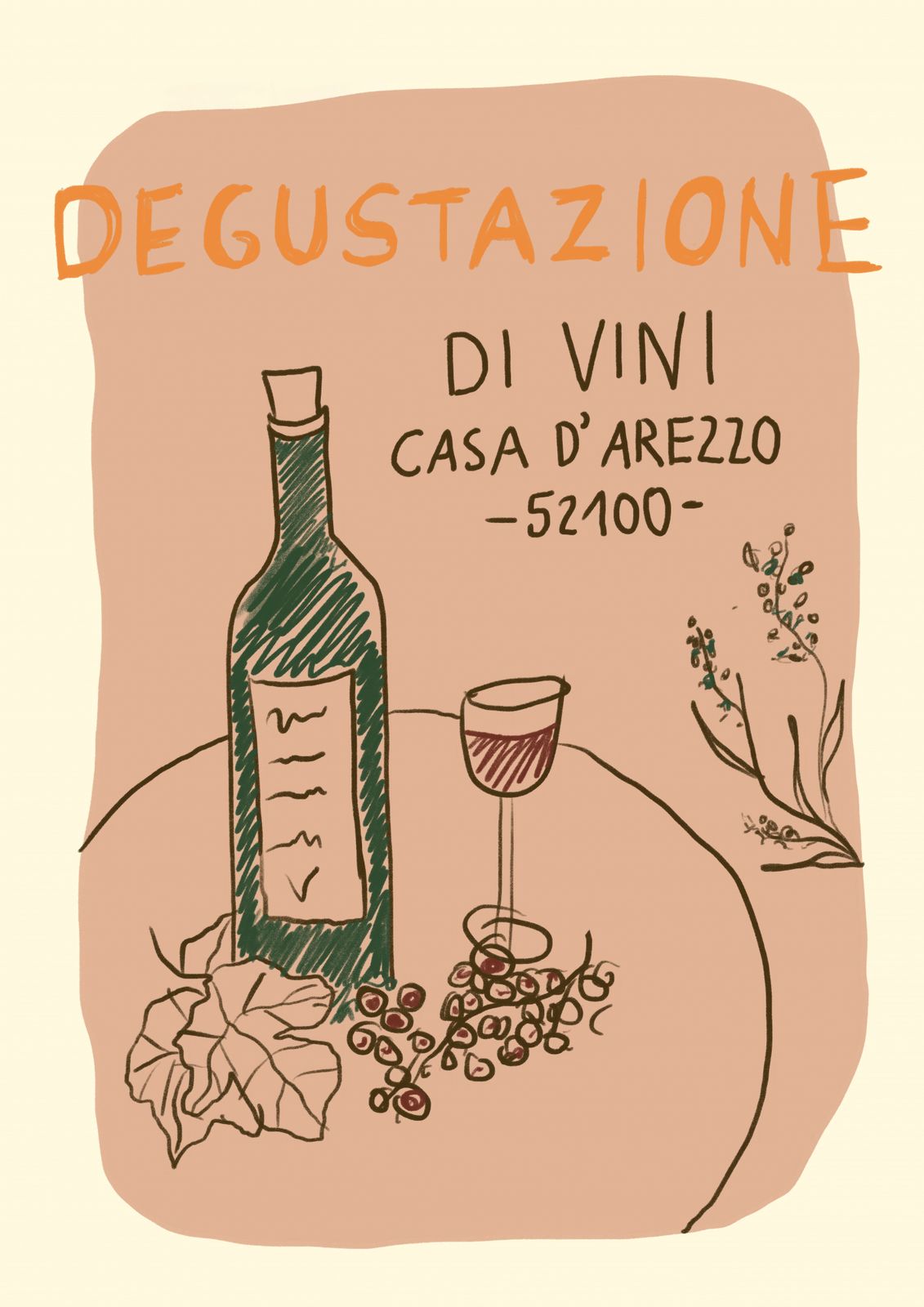 Poster - Wine Tasting Art