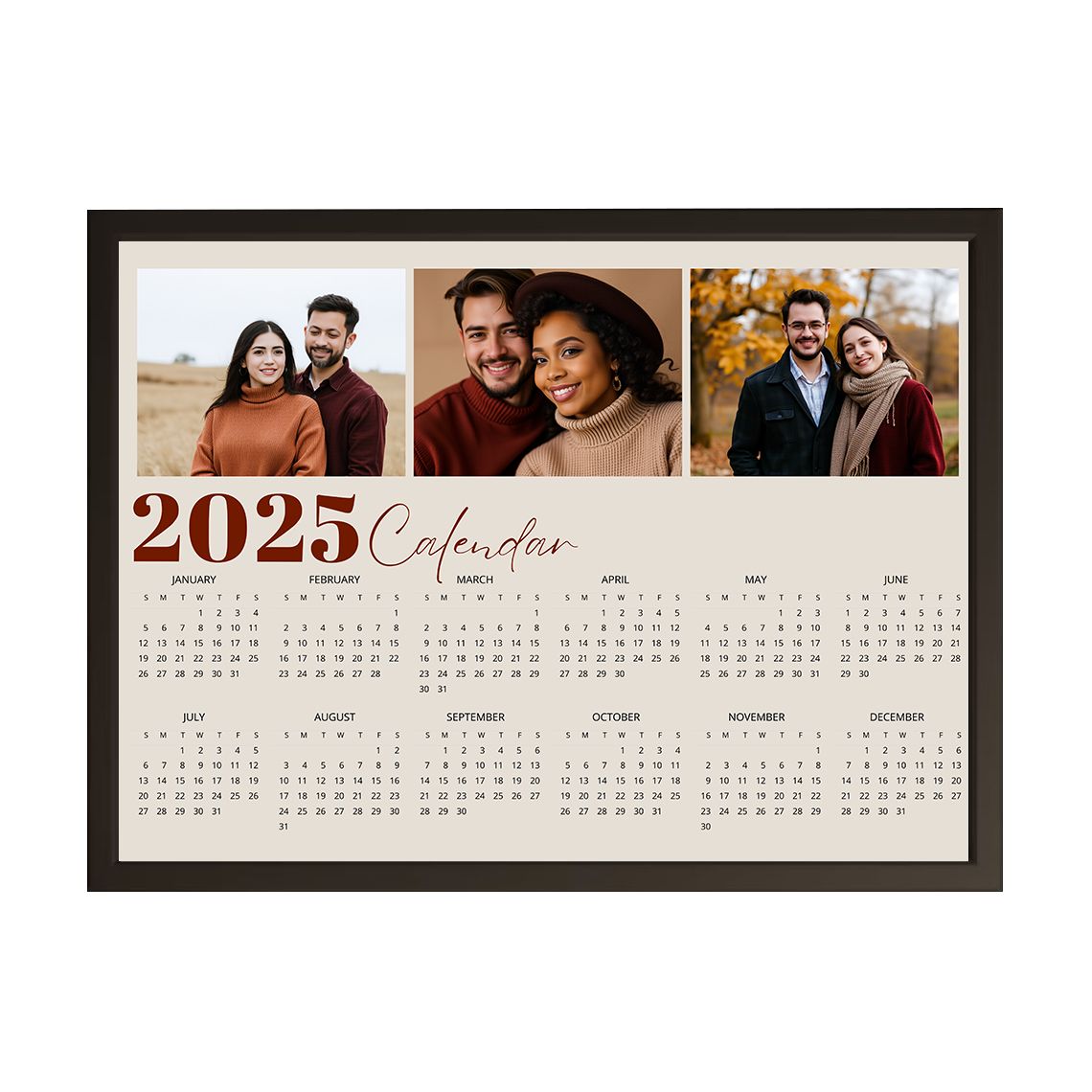 Personalised Poster - 2026 Calendar