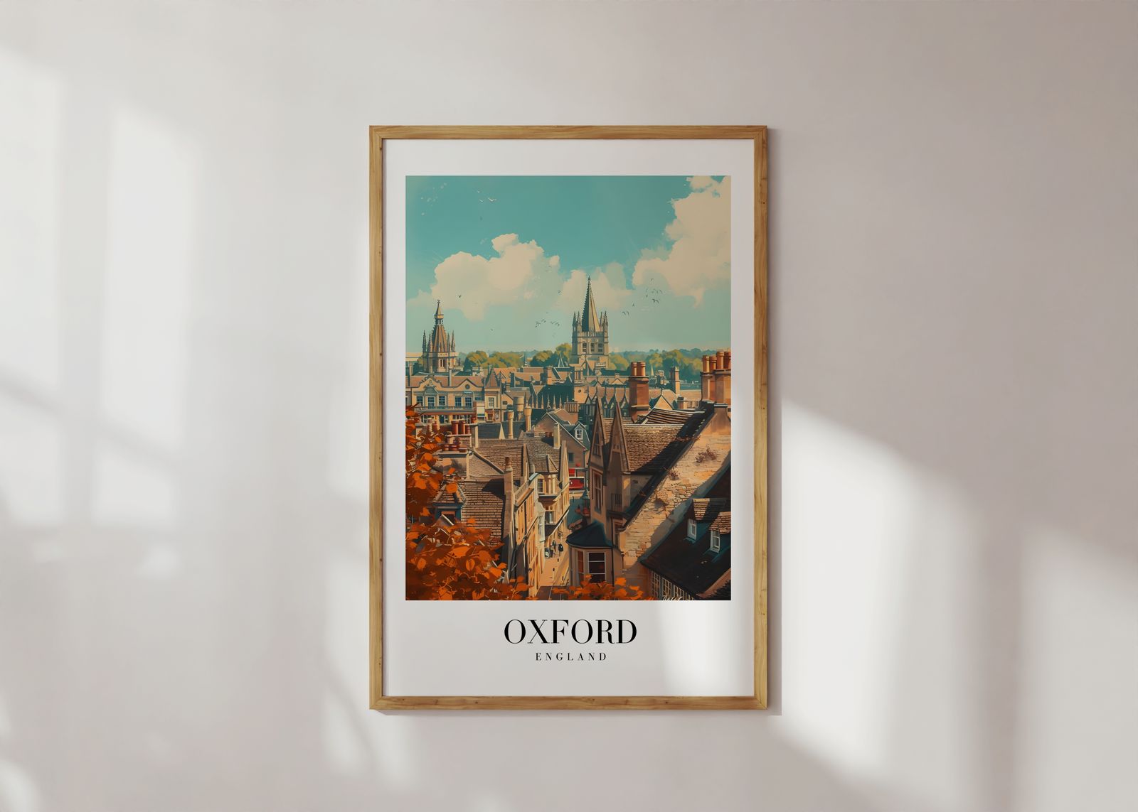 Poster - Oxford Cityscape