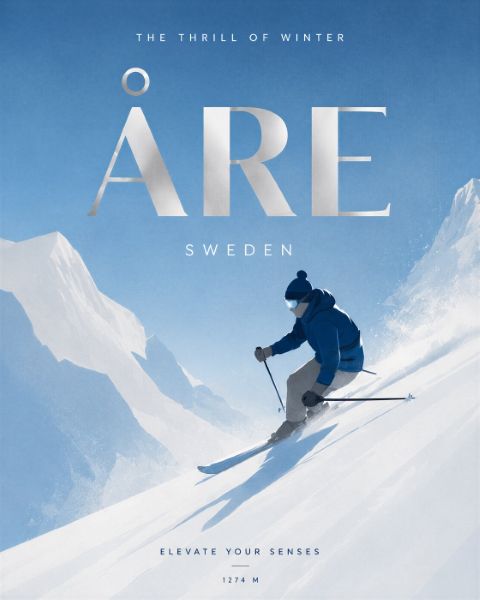 Poster - Åre Ski Adventure