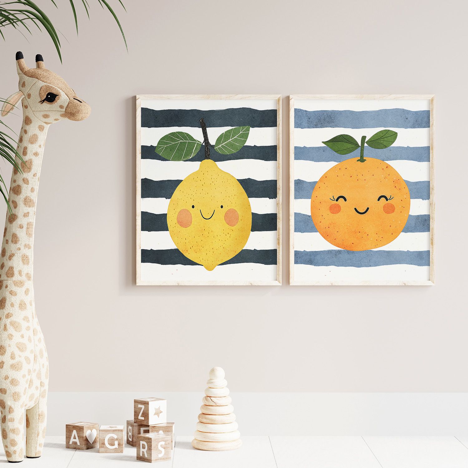 Poster - Citrus Smiles / Set of 2