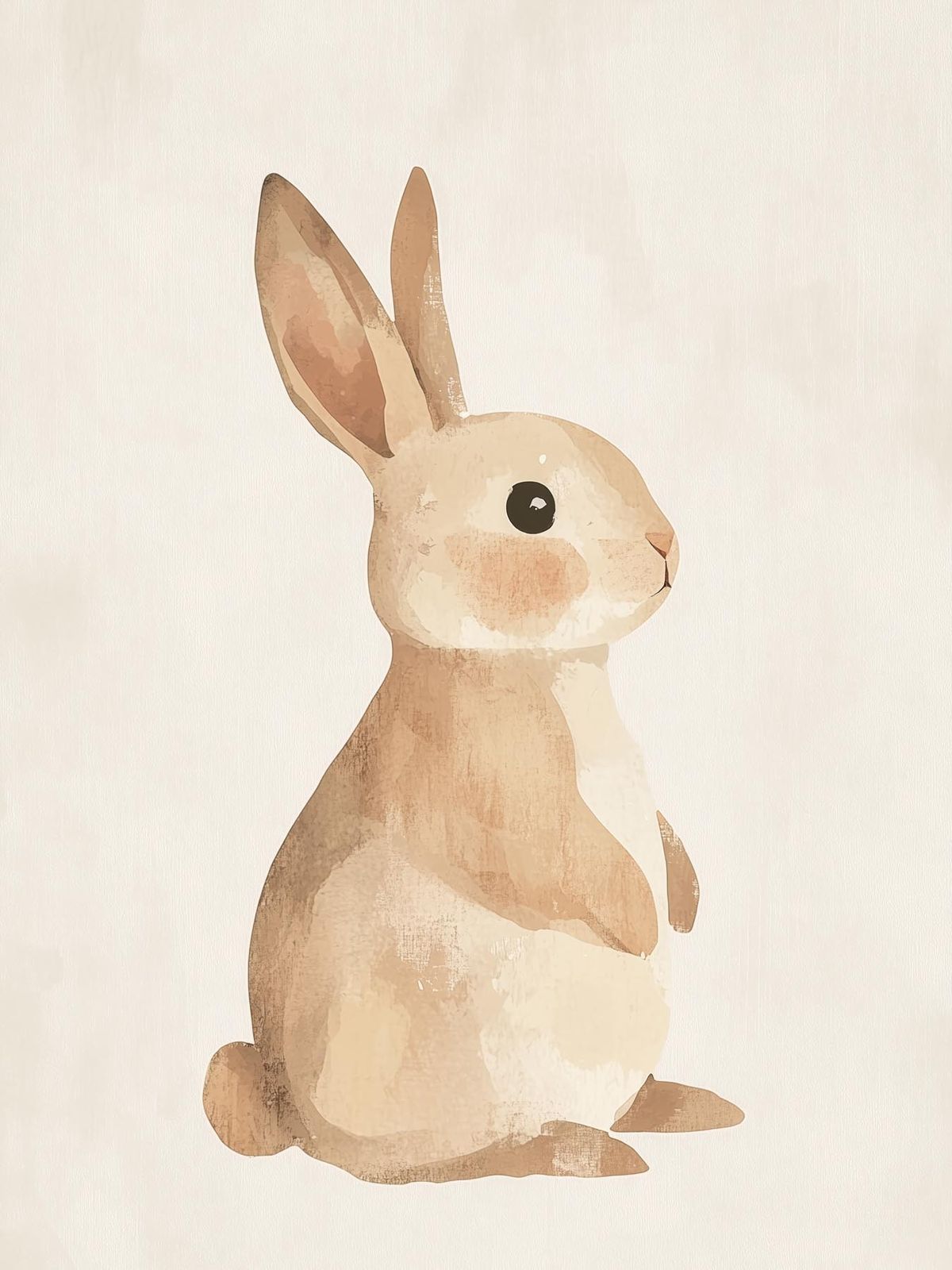 Poster - Cute Bunny Illustration