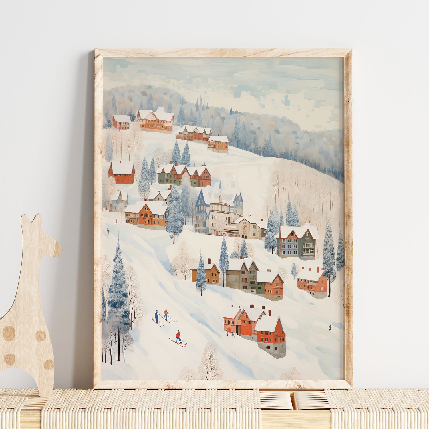 Poster - Winter Ski Village