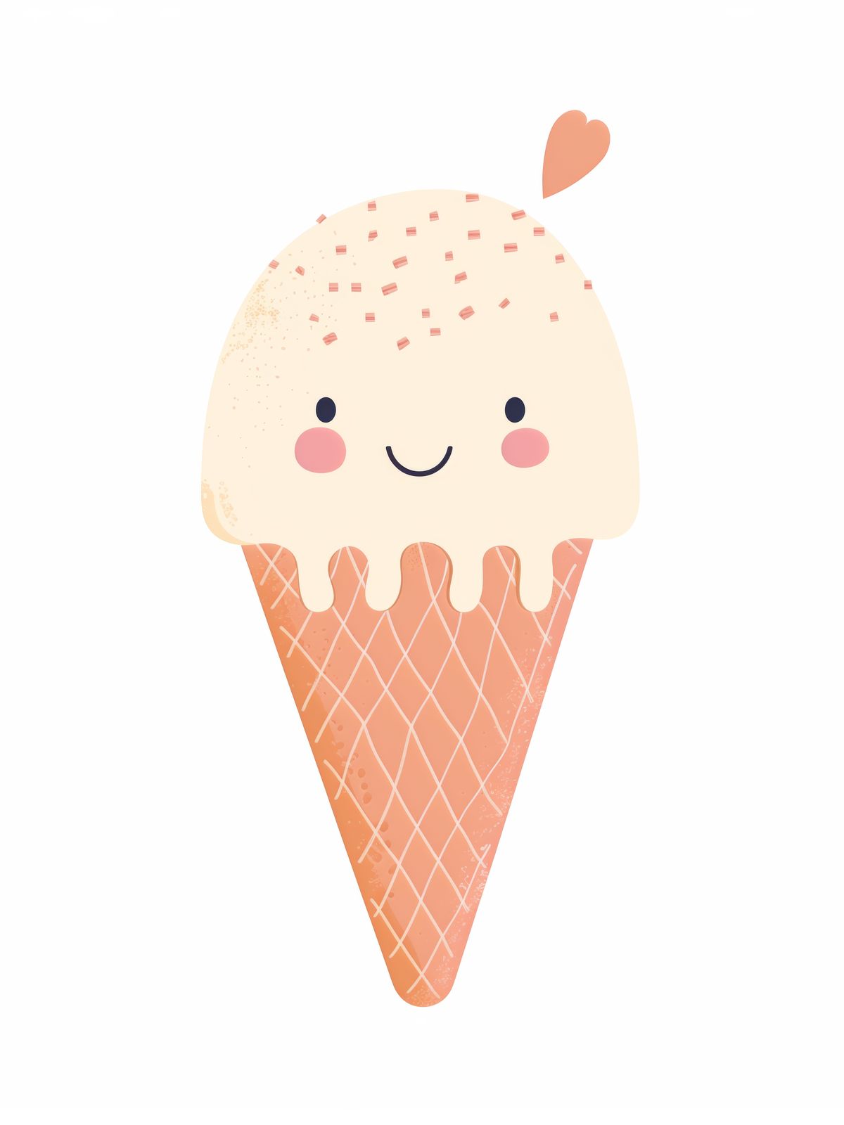 Poster - Ice Cream Smiley