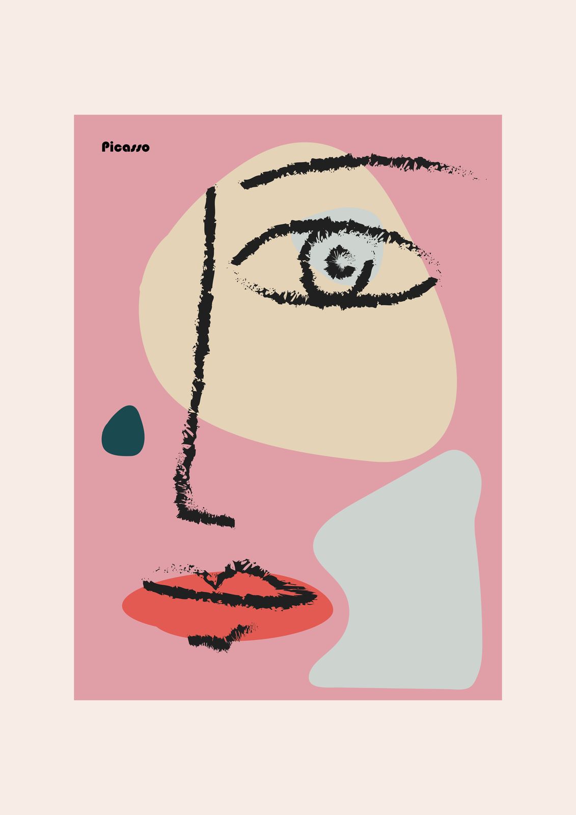 Poster - Picasso Abstract Art