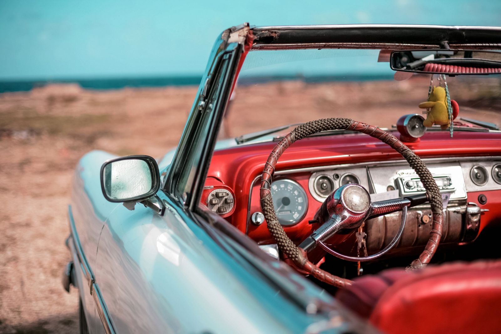 Poster - Classic Car Interior