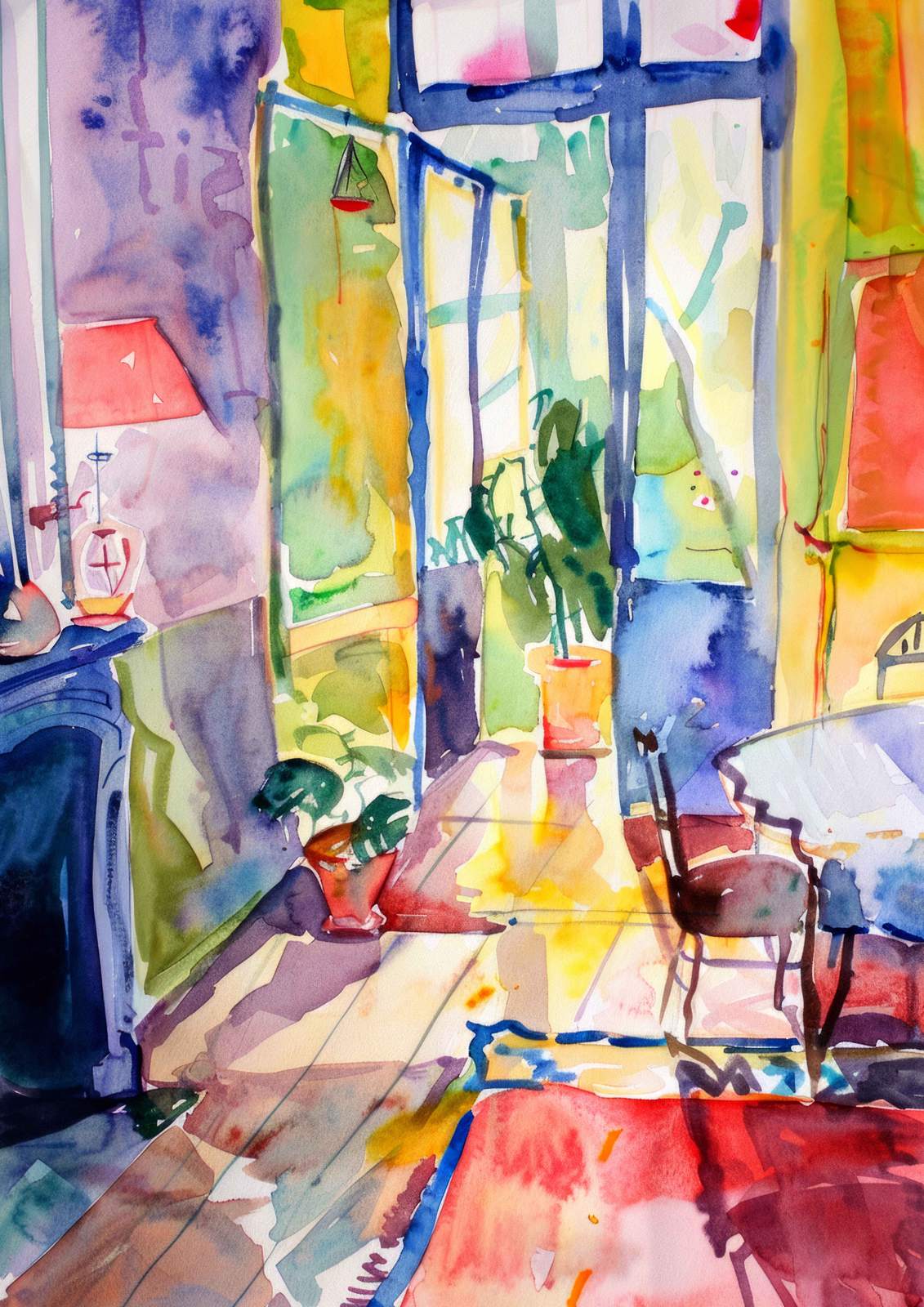 Poster - Colorful Interior Painting