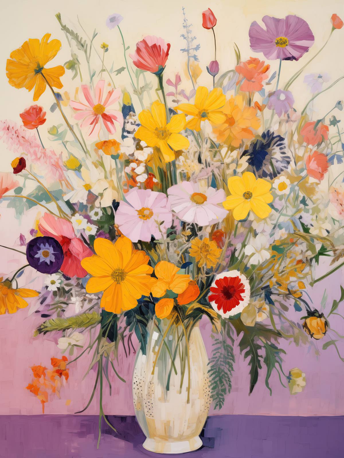 Poster - Floral Still Life Painting