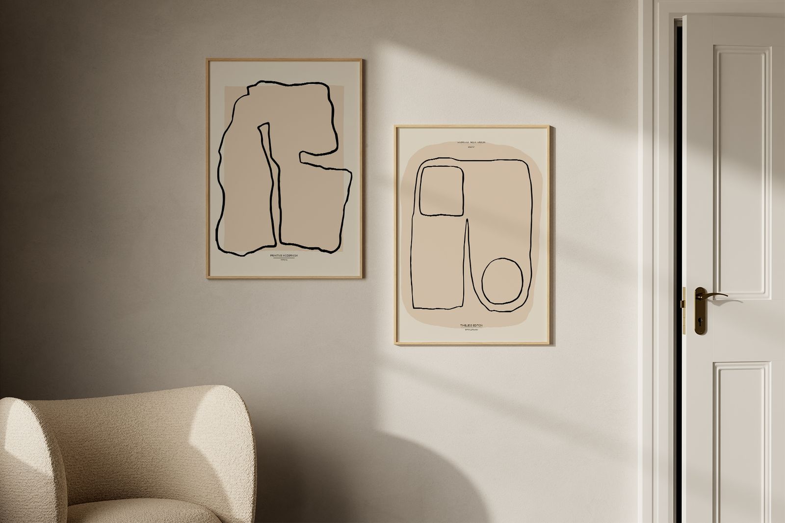 Poster - Primitive Modernism Set of 2