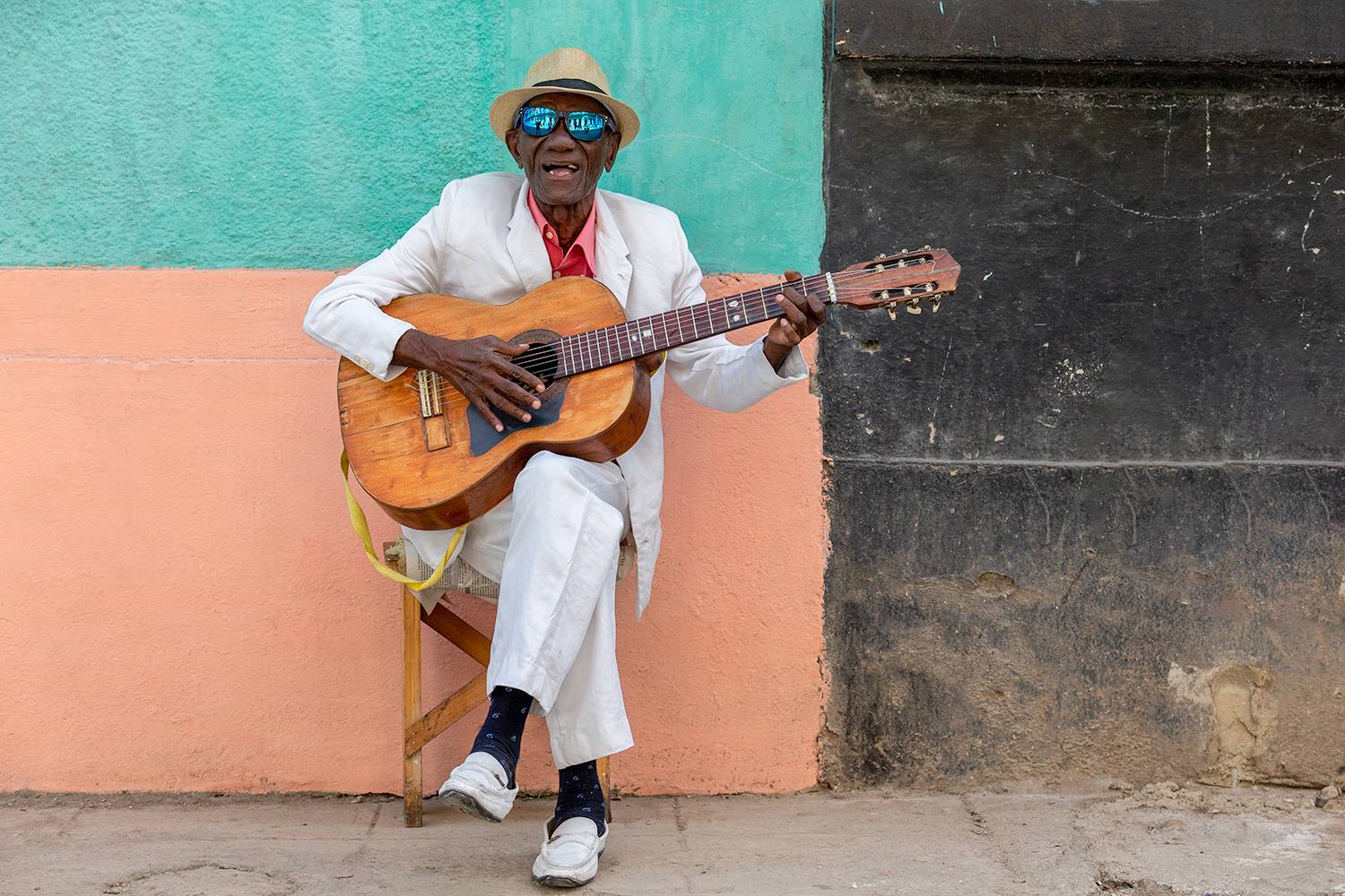 Poster - Musician with Guitar