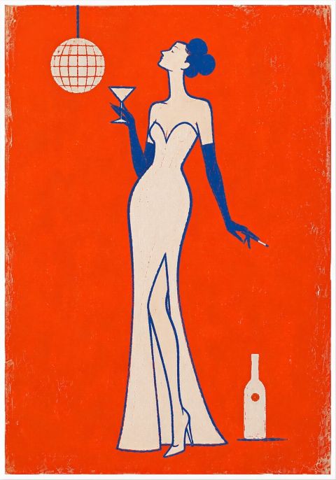 Poster - Elegant Evening Silhouette