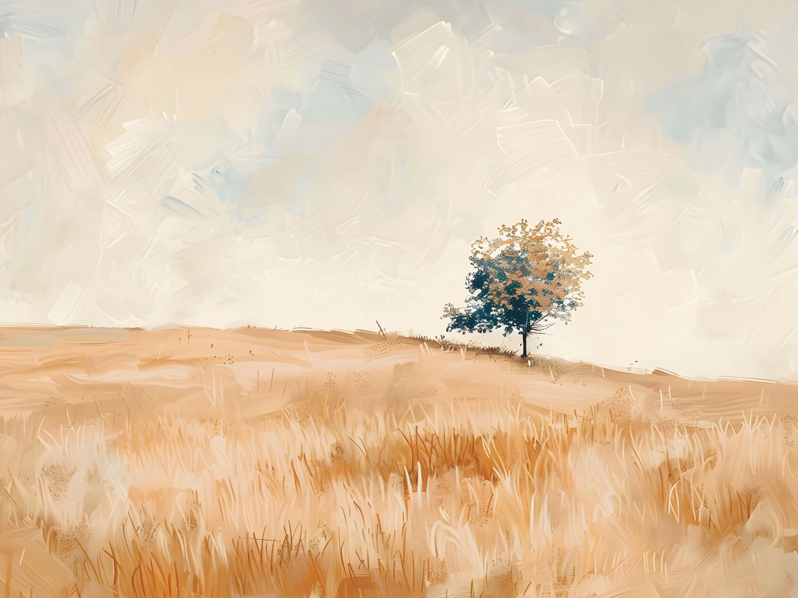 Poster - Solitary Tree