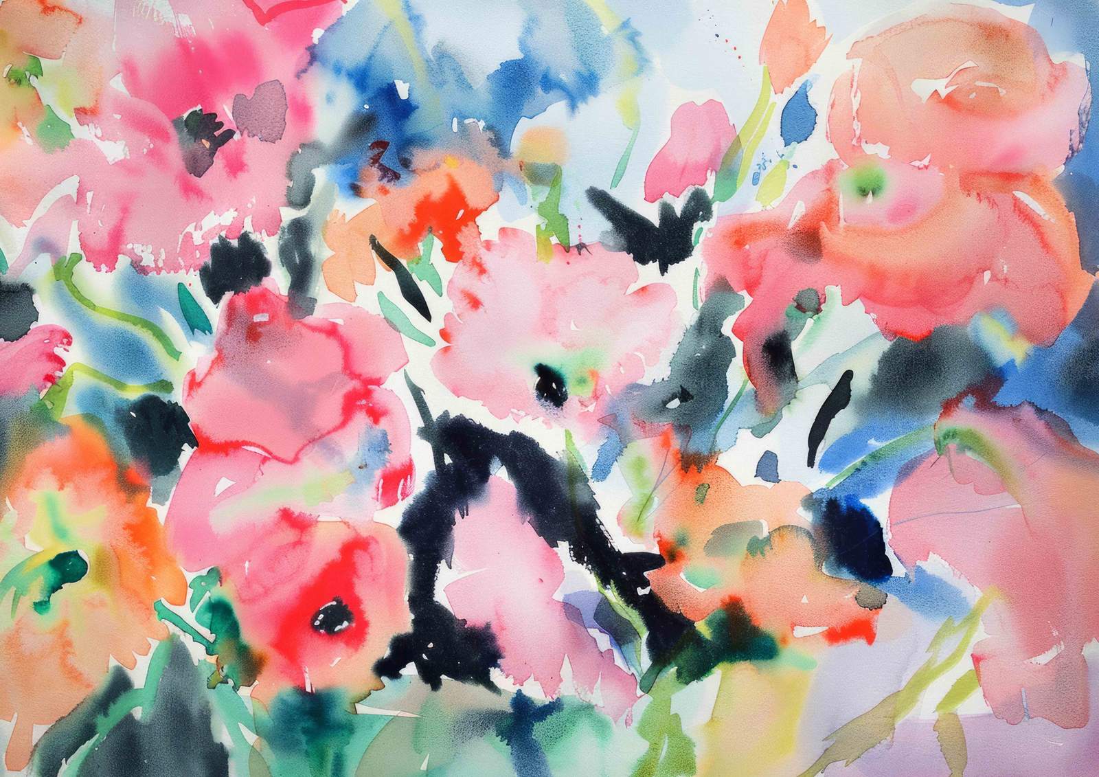 Poster - Abstract Floral Artwork