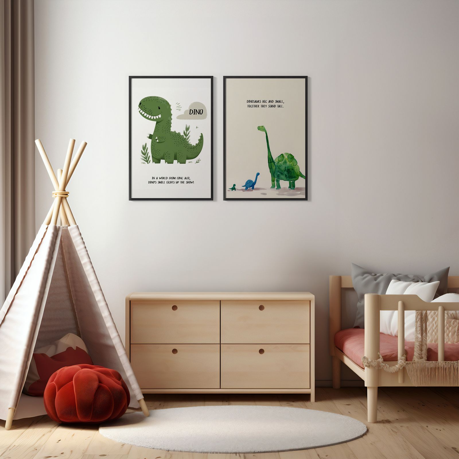 Poster - Dinosaur Duo / Set of 2