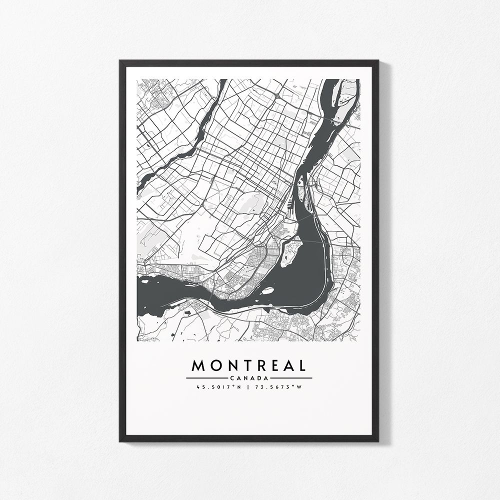 Poster - Montreal Map