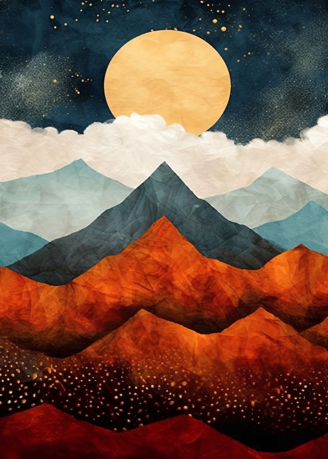 Poster - Mountain Landscape