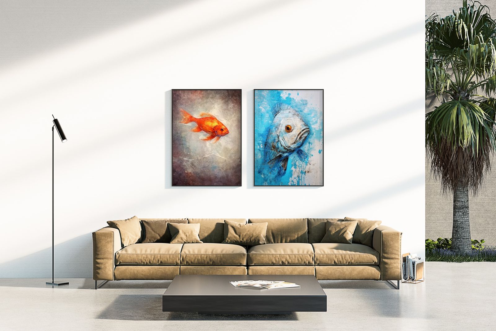 Poster - Vibrant Fish Set of 2