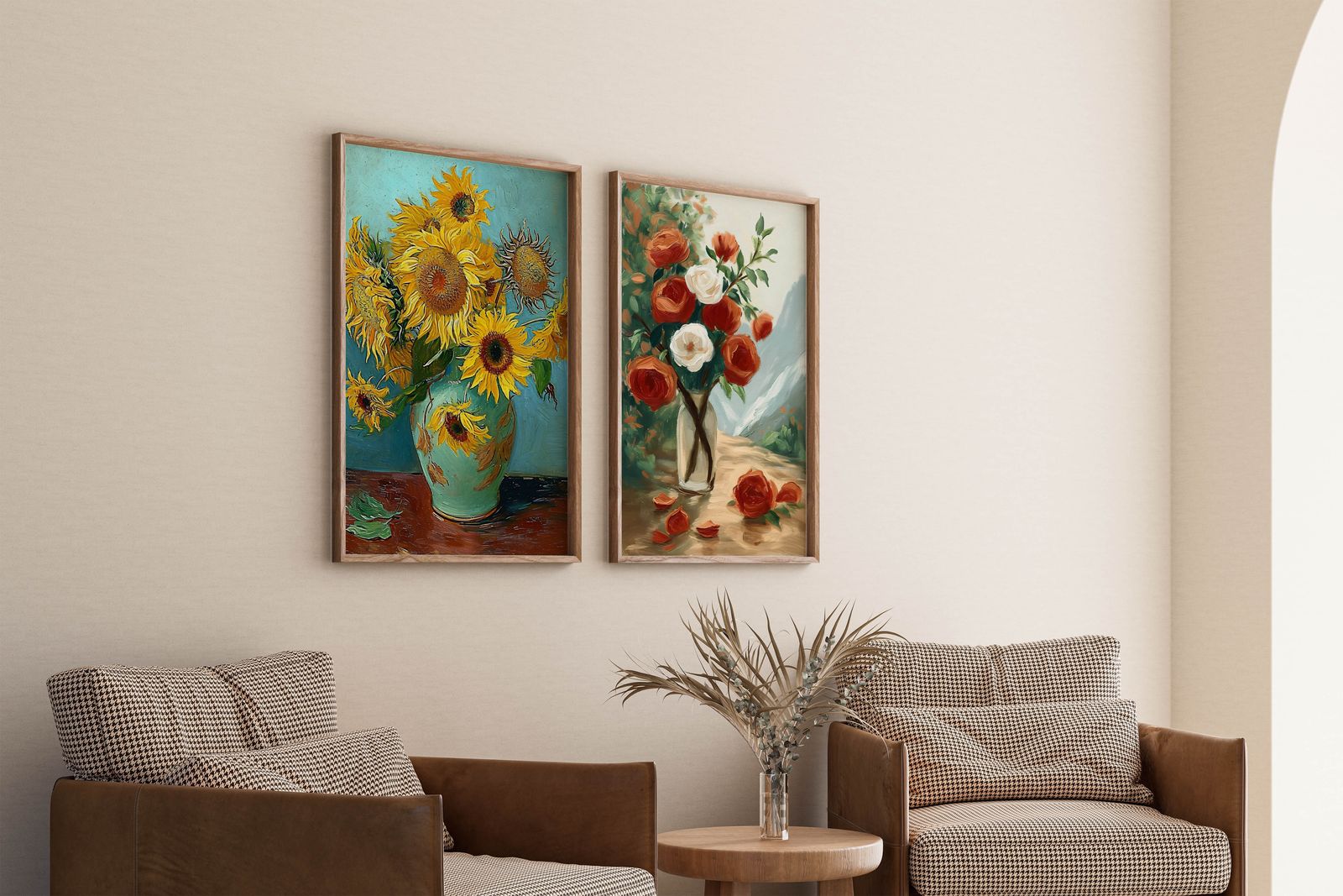 Poster - Bouquet and Sunflowers / Set of 2