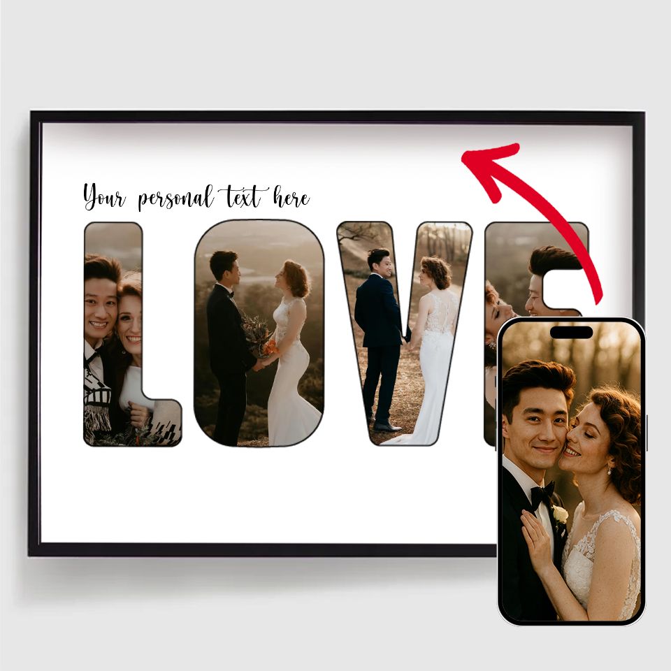Personalised Posters - Lovers - Photo Upload