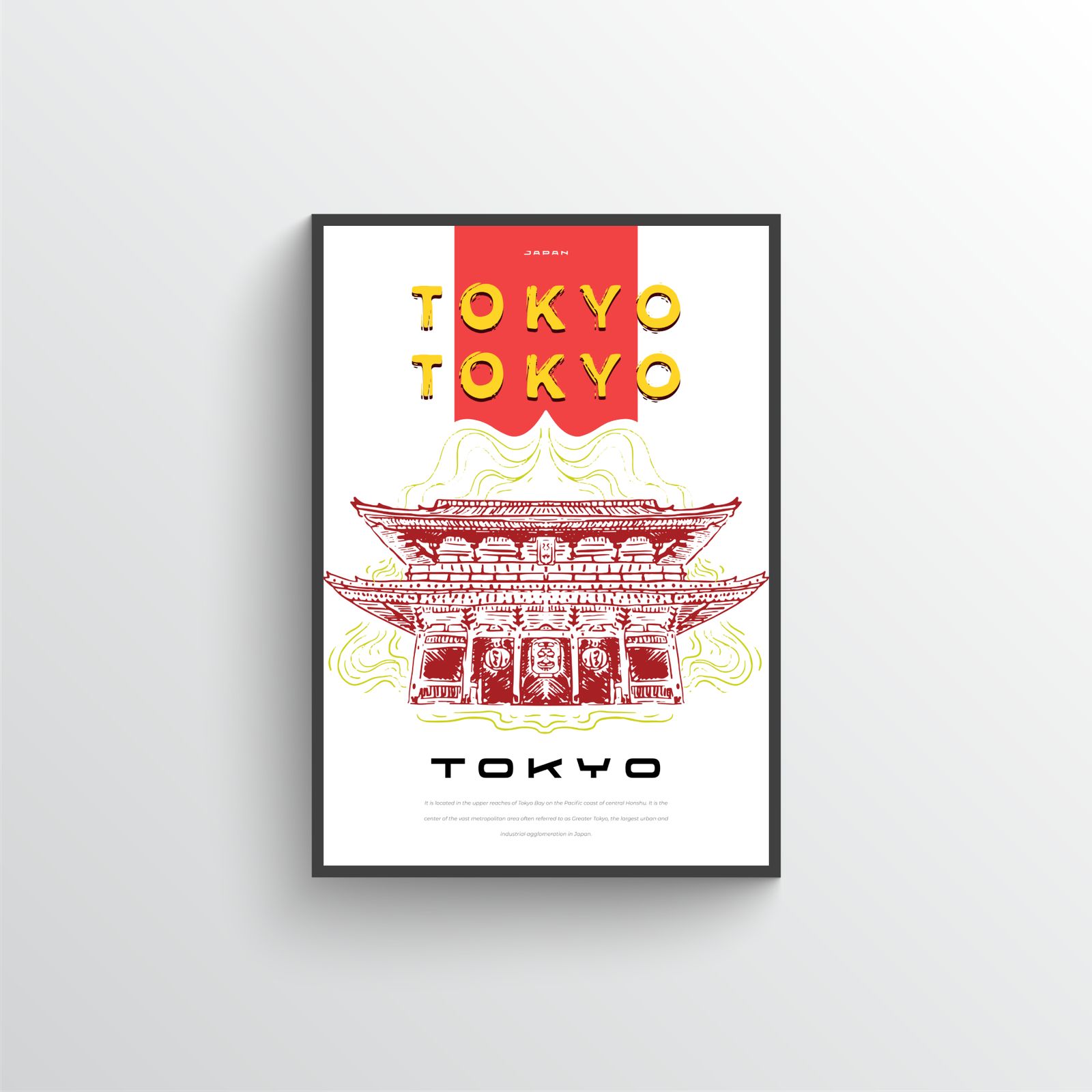 Tokyo Illustration Poster