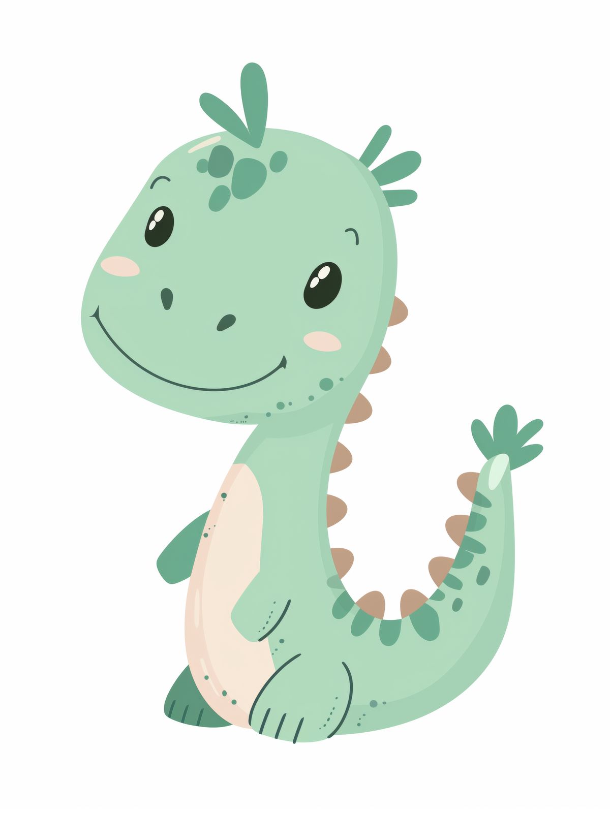 Poster - Green Dinosaur