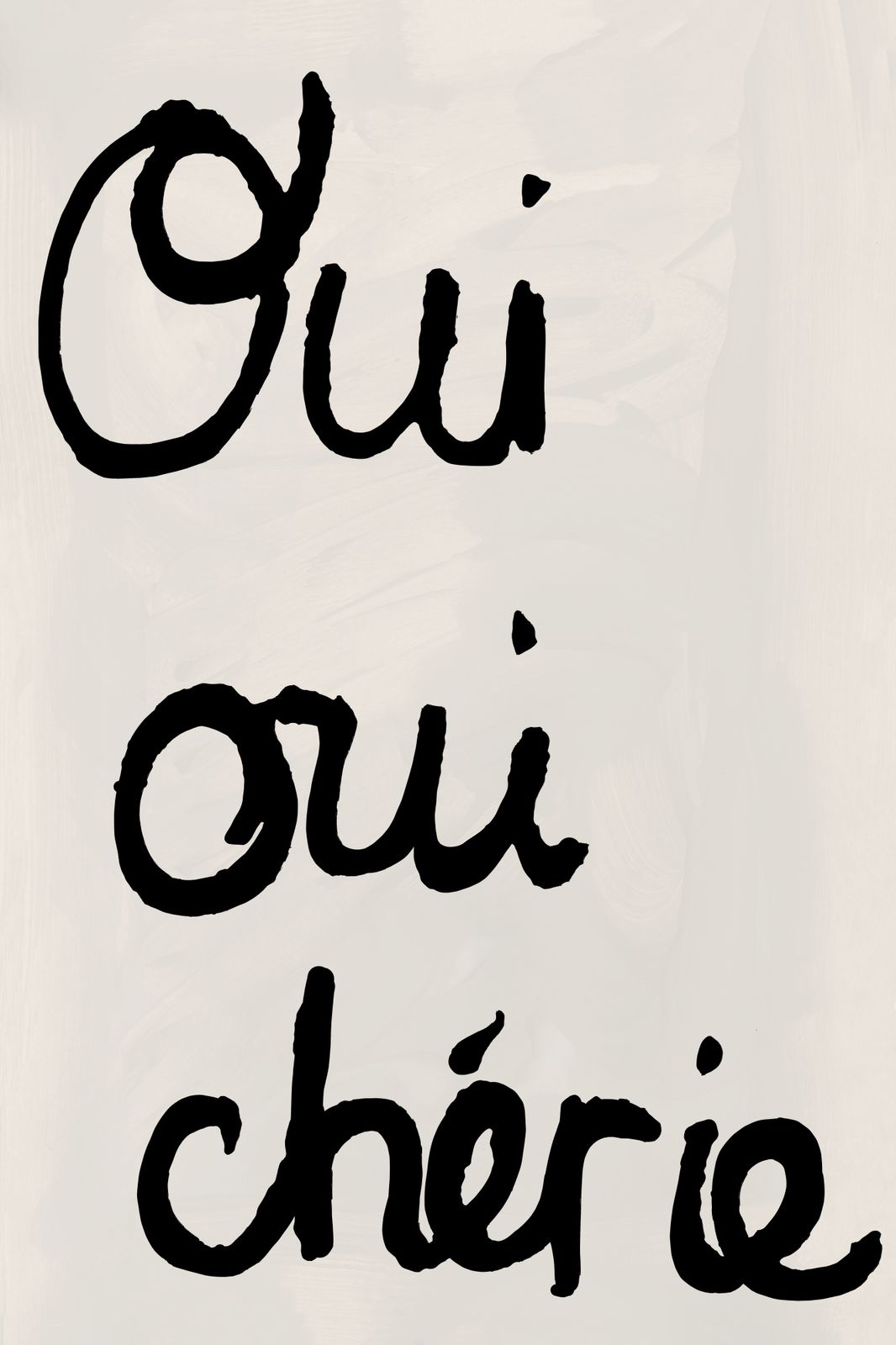 Poster - Oui Oui Chérie