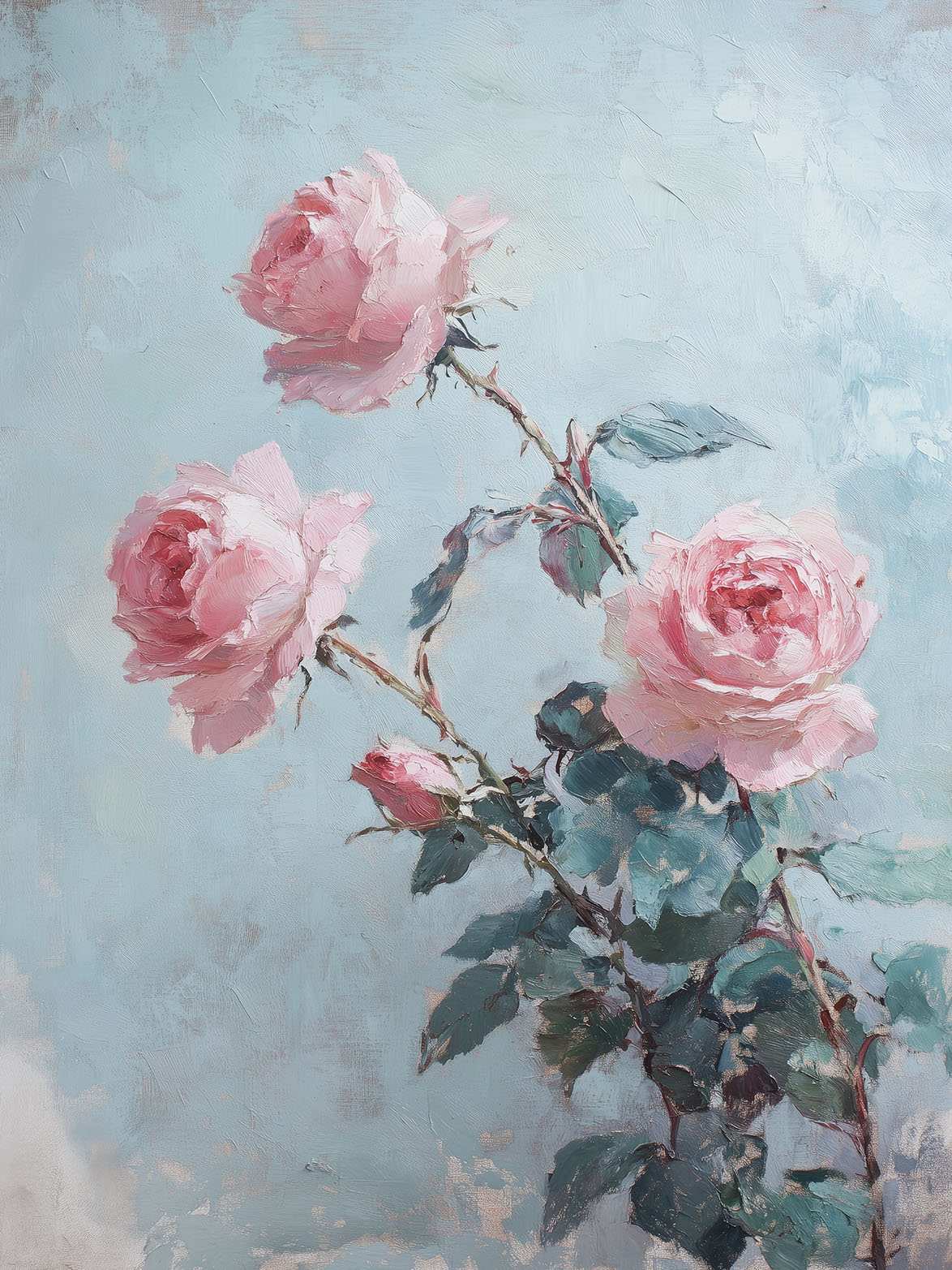 Poster - Pink Roses