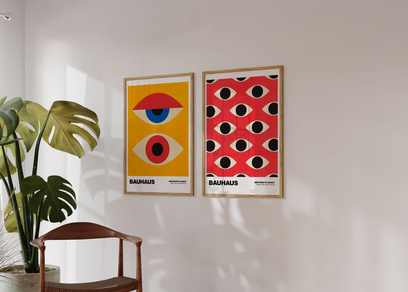 Poster - Bauhaus Abstract Art / Set of 2
