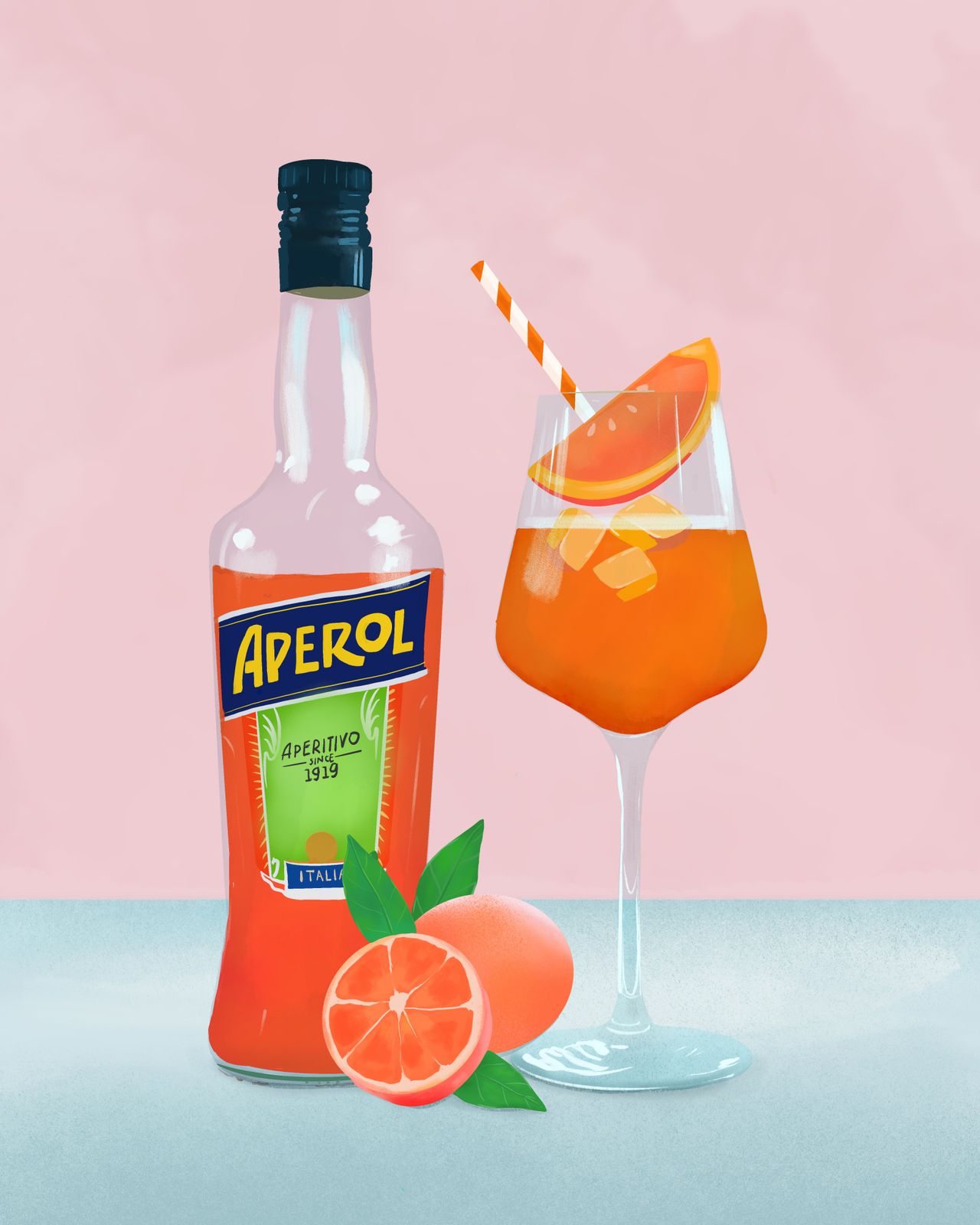 Poster - Aperol Beverage Artwork