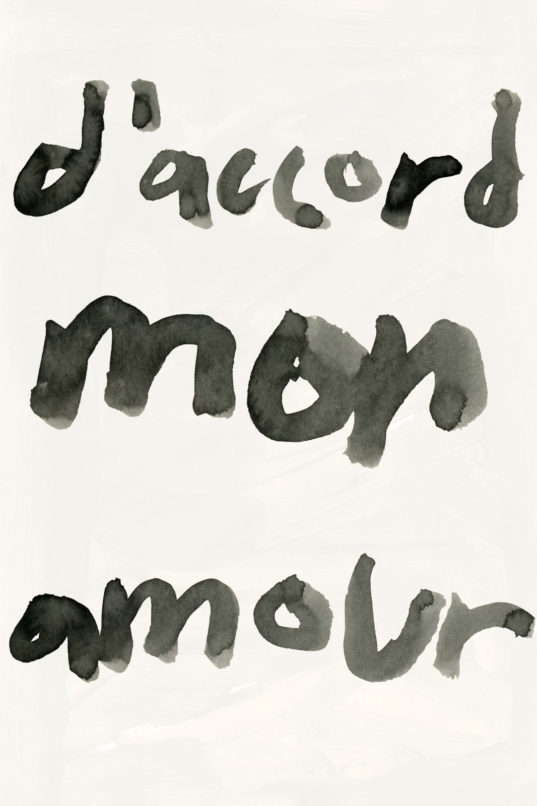 Poster - D'accord Mon Amour