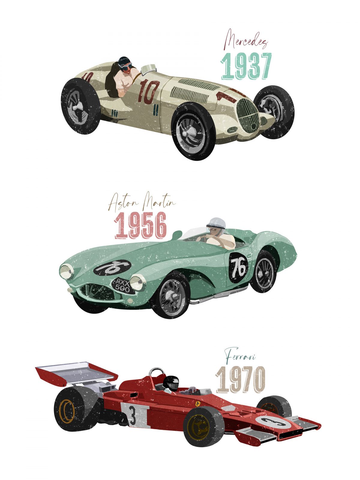 Poster - Classic Car Collection