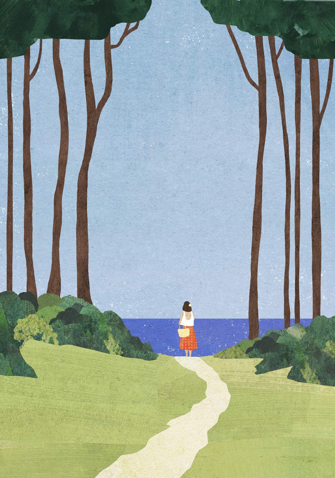 Poster - Woman by the Sea