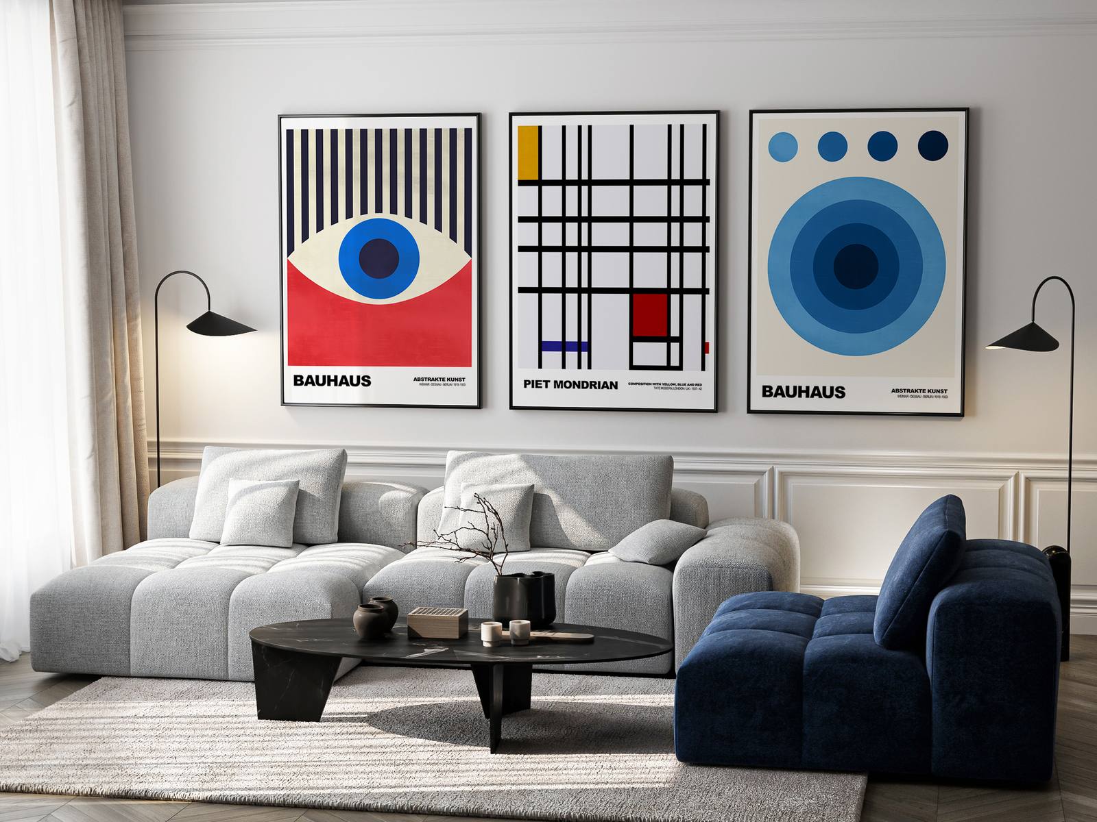 Poster - Bauhaus Art Collection / Set of 3