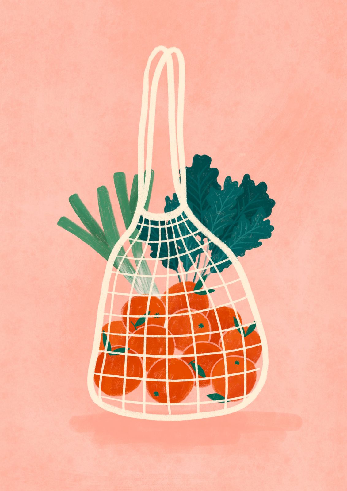 Poster - Illustrated Fruit and Vegetables