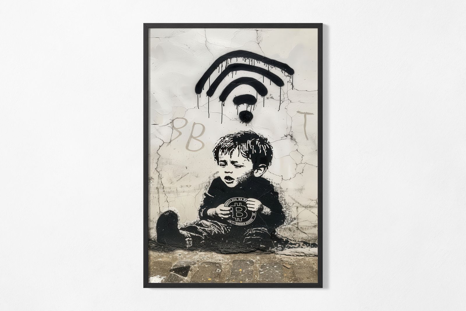 Poster - Bitcoin Graffiti