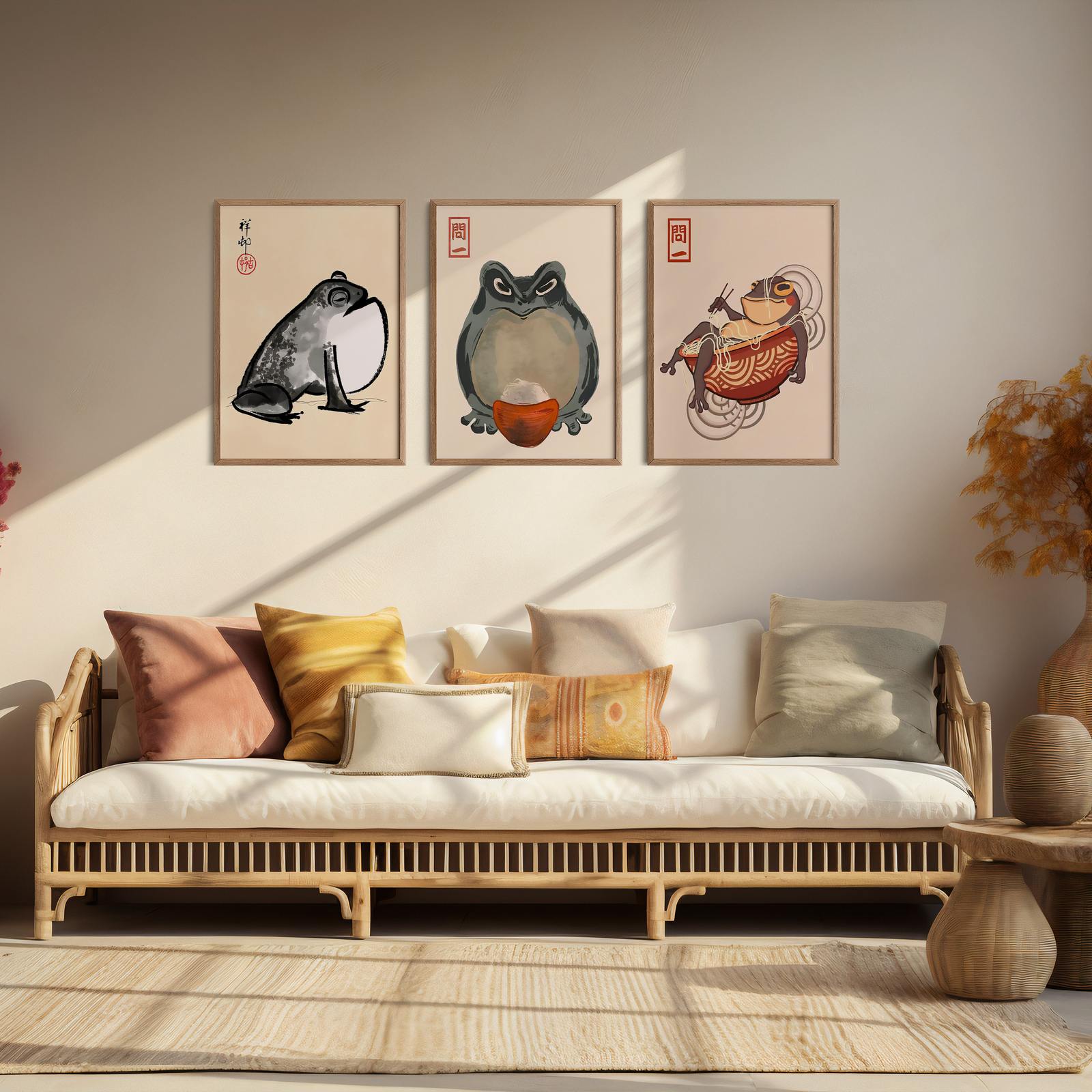 Poster - Frog Art Collection / Set of 3