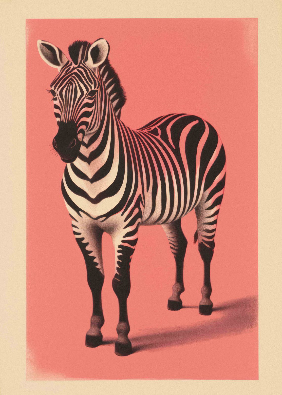 Poster - Zebra Illustration
