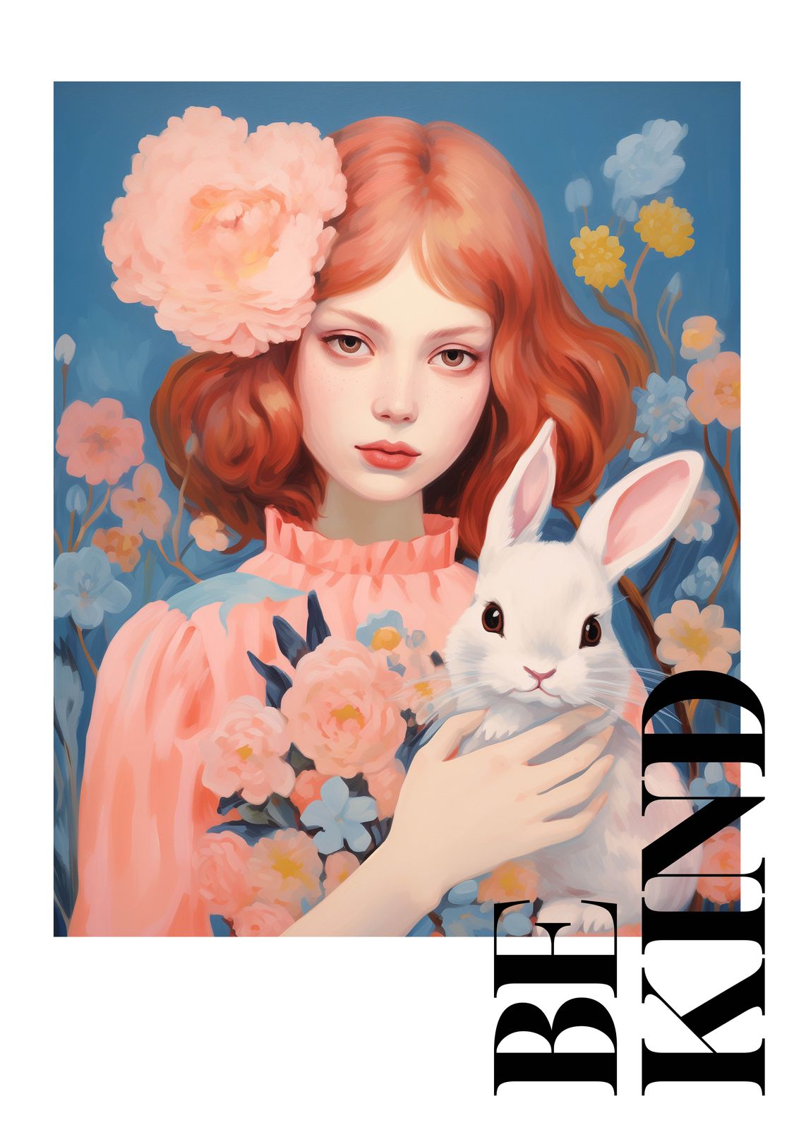 Poster - Be Kind with Rabbit