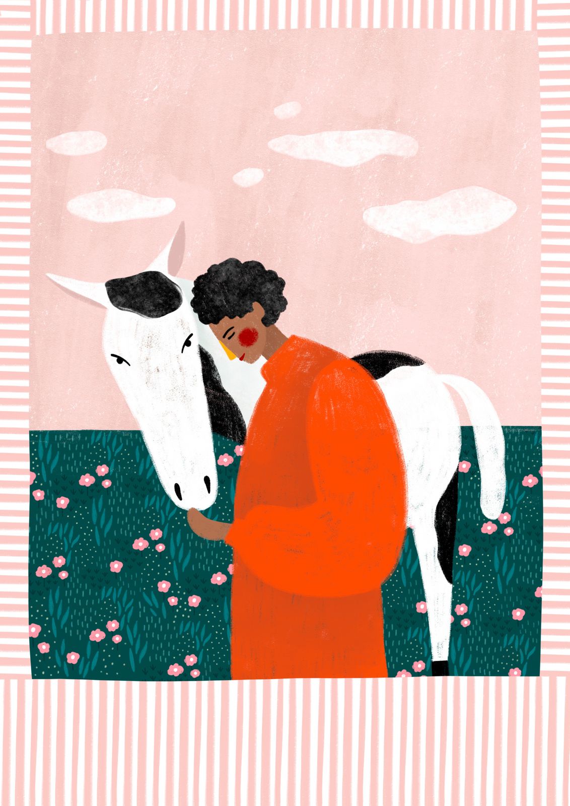 Poster - Person with Horse