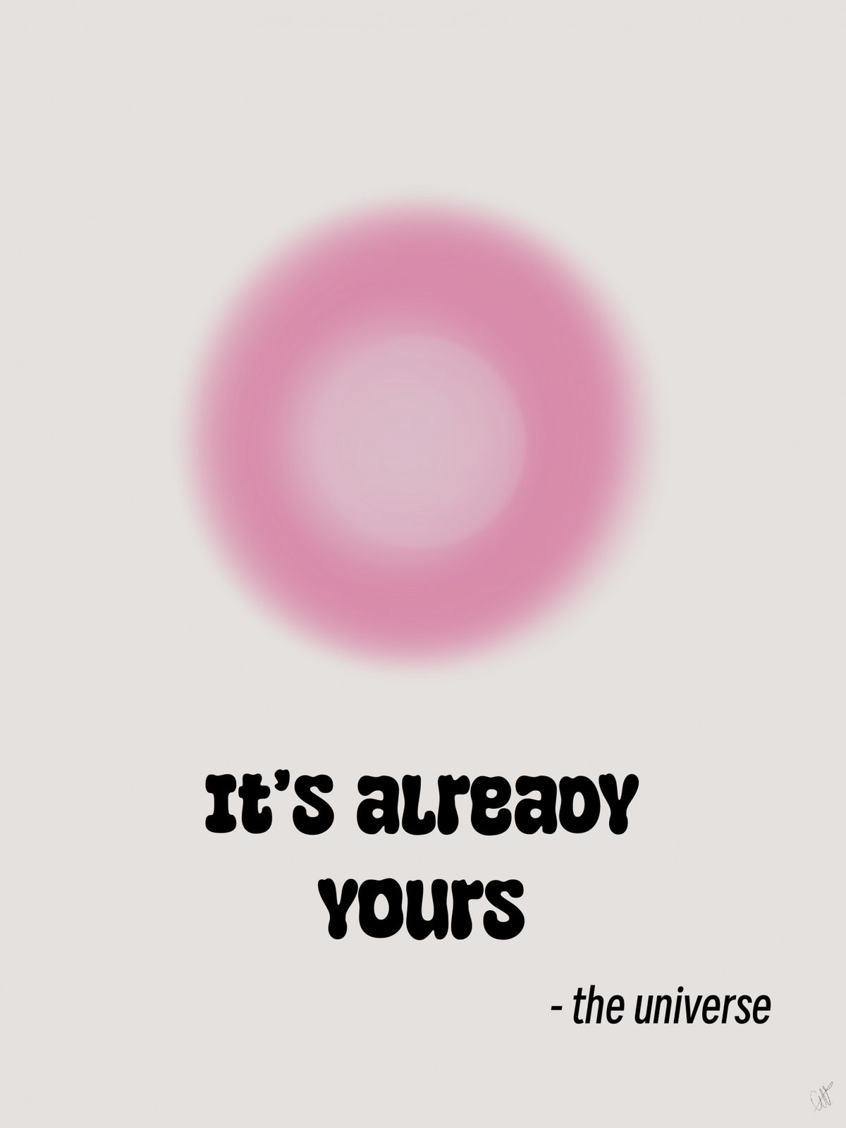 Poster - It's Already Yours