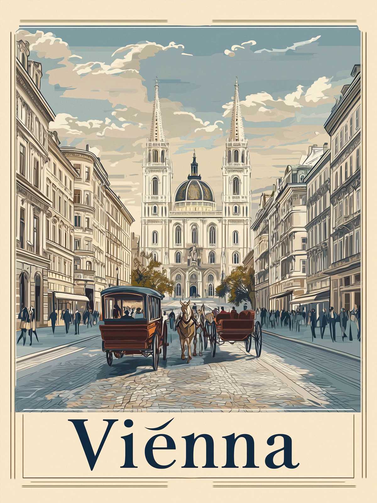 Poster - Vienna Cityscape