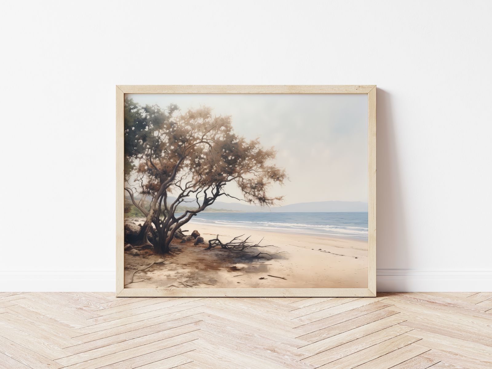 Poster - Beach Tree Landscape