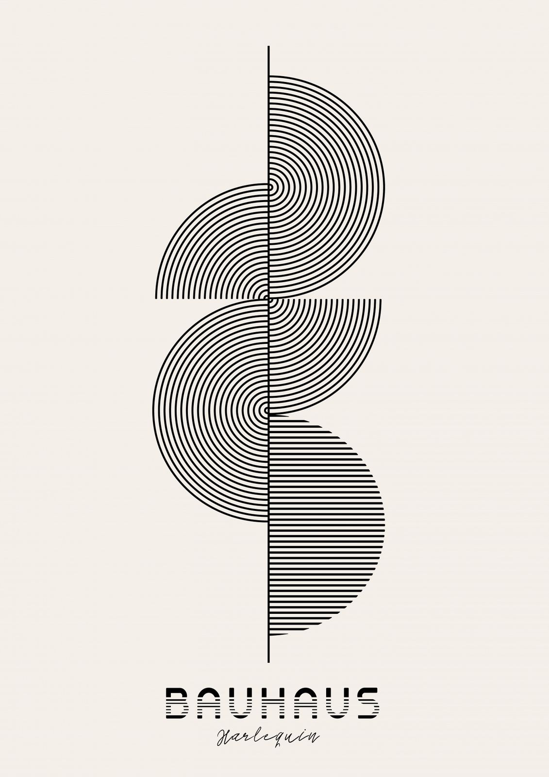 Poster - Bauhaus Harlequin