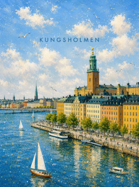 Poster - Kungsholmen Waterfront