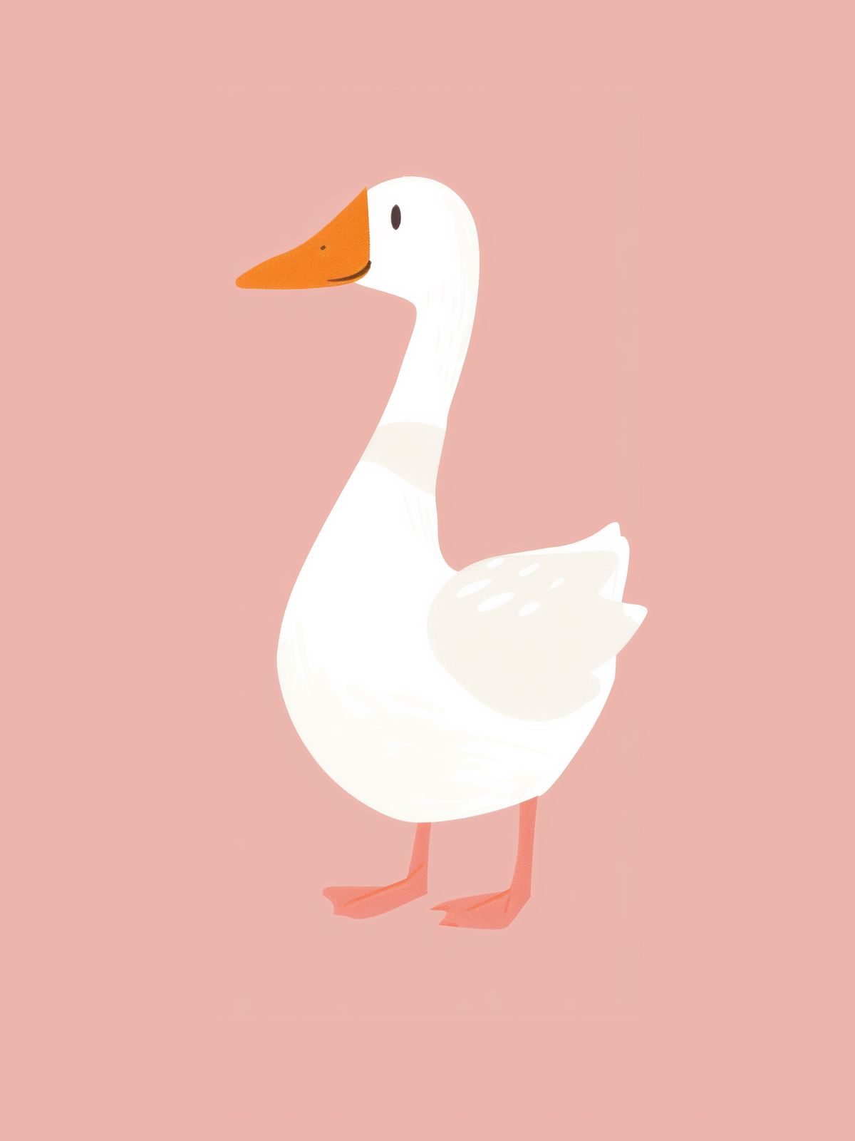 Poster - White Goose