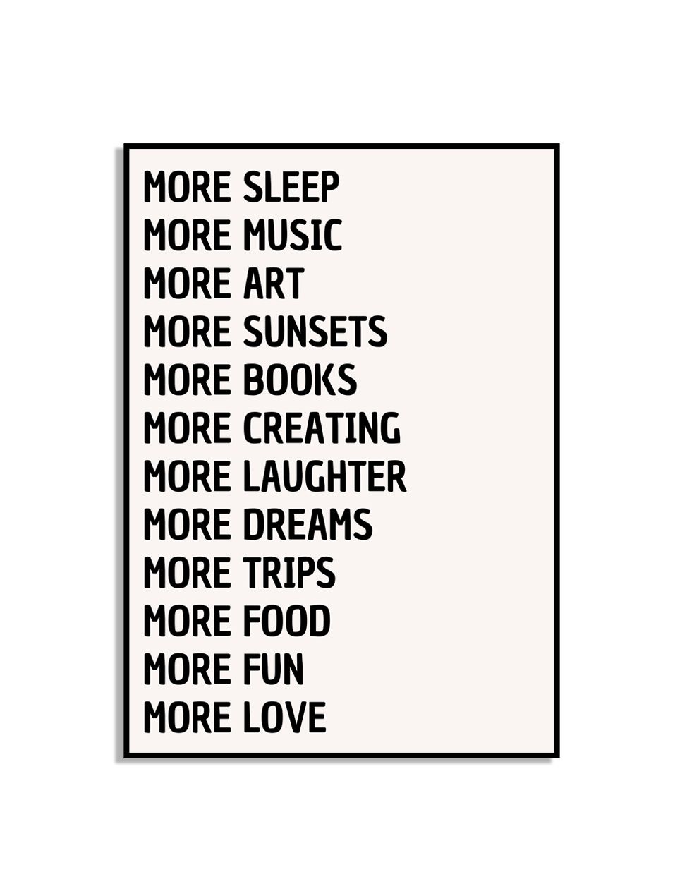 Motivational Poster With Inspiring Words