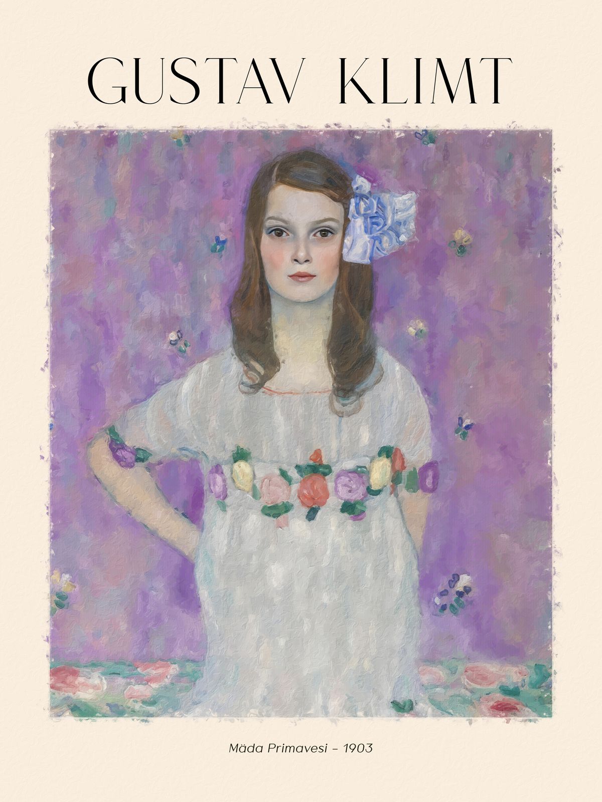 Poster - Mäda Primavesi by Gustav Klimt