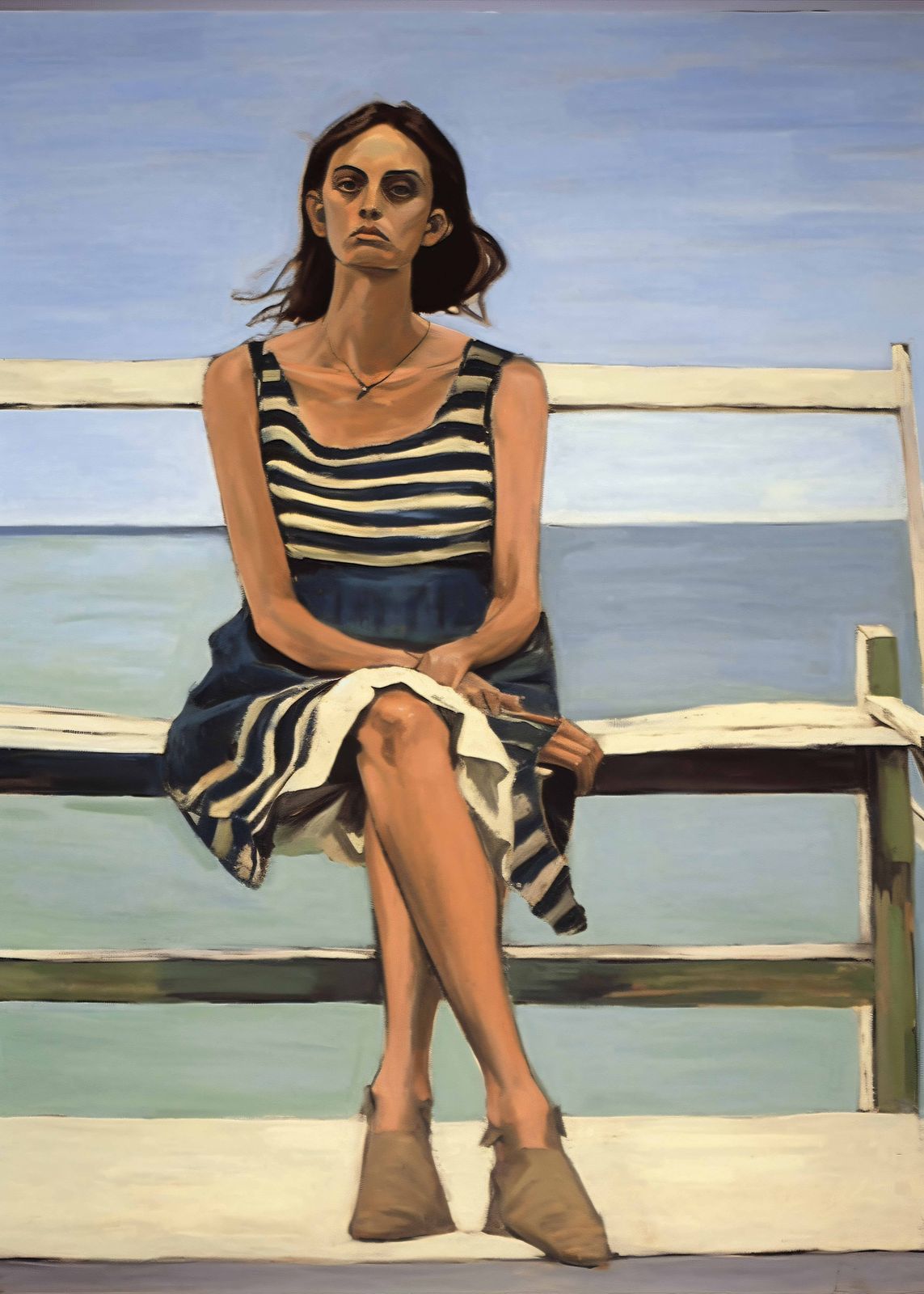 Poster - Woman on Bench
